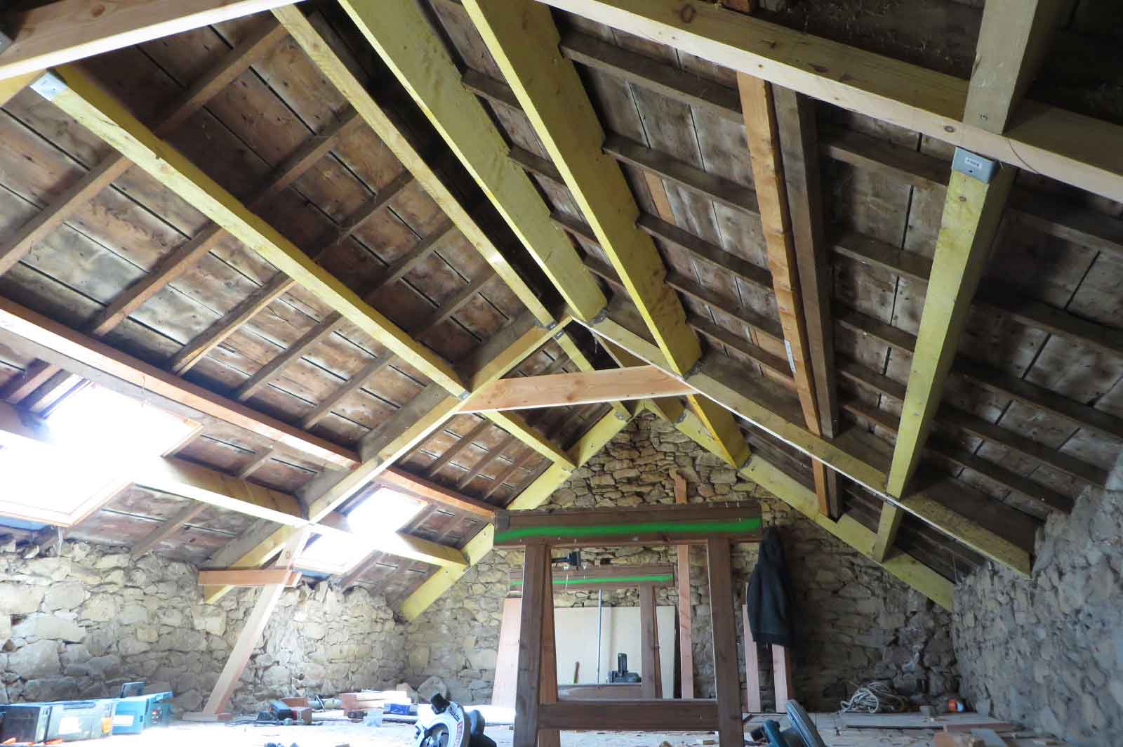 charpente bois renovation