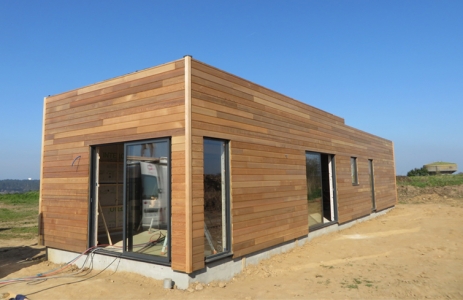 Maison bois Finistère bardage en red cedar