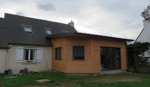 Extension bois Finistère Landeda