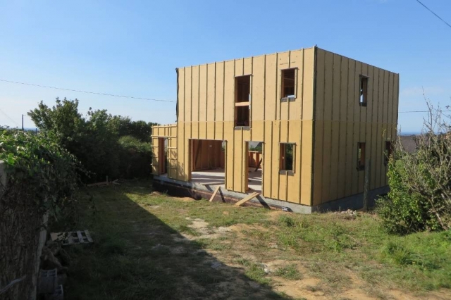 maison compacte ossature bois