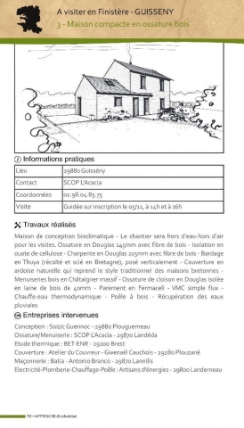 Maison compacte en ossature bois