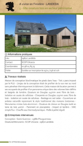 Gîte ossature bois