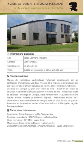 Maison ossature bois toit courbe