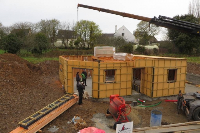 levage maison ossature bois