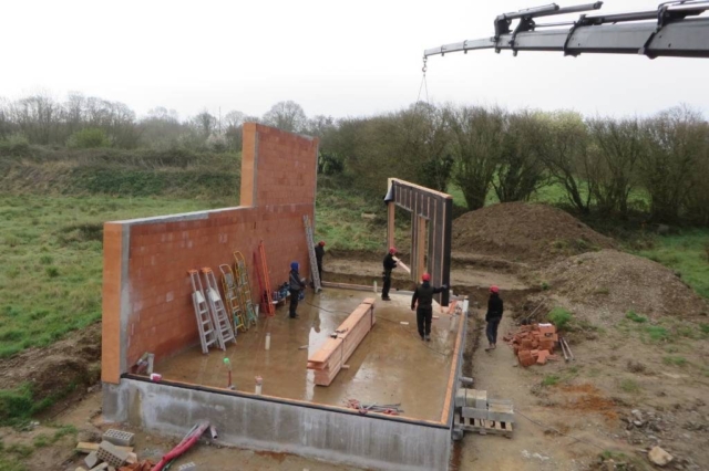 Levage maison ossature bois
