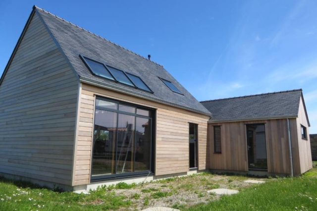 maison ossature bois landeda - scop Acacia