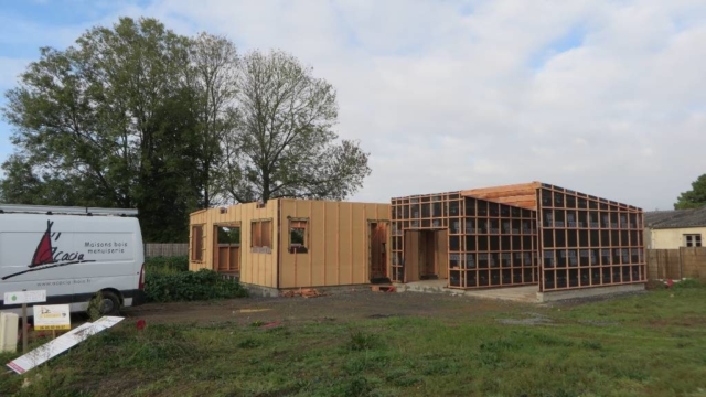 maison ossature bois le folgoet