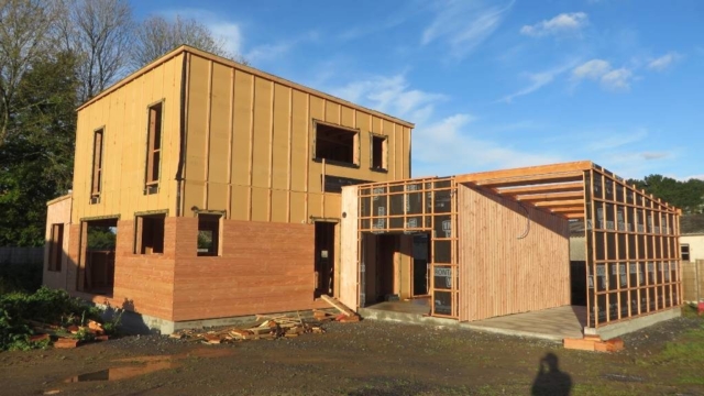 maison ossature bois le folgoet