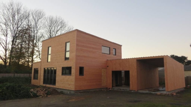 maison ossature bois le folgoet