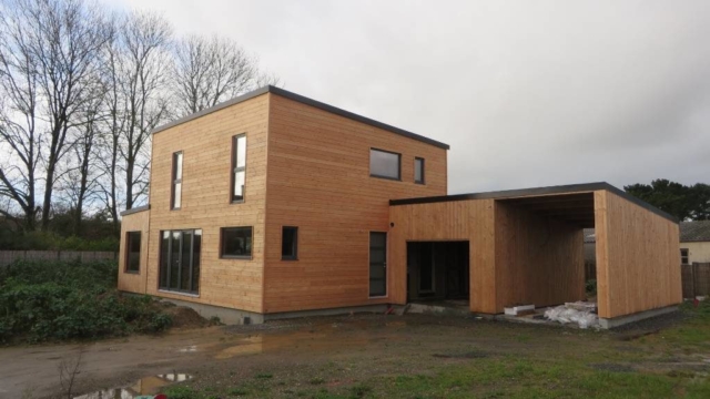 maison ossature bois le folgoet