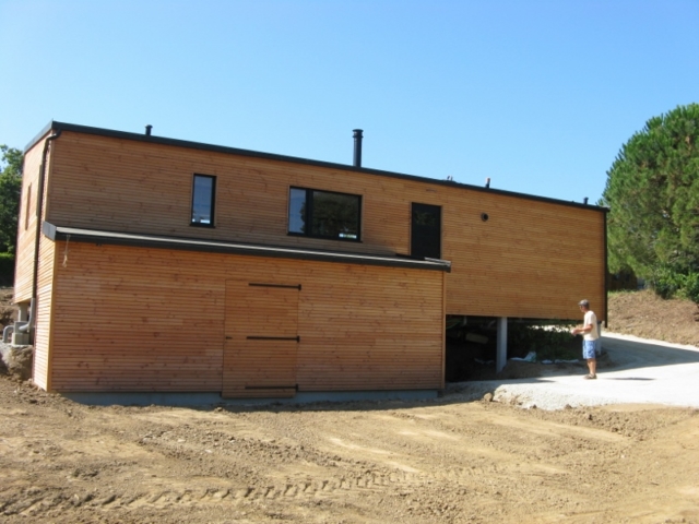 maison de plain pied bois loperhet