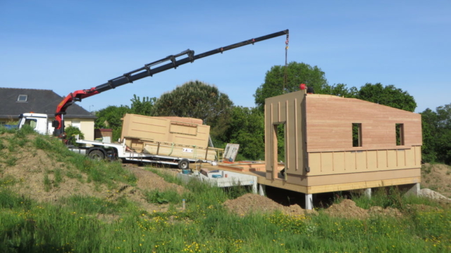maison de plain pied bois loperhet