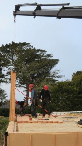 Levage maison bois - Scop Acacia