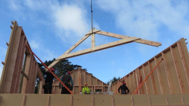 Levage maison bois - Scop Acacia
