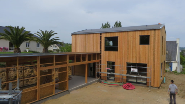 Maison ossature bois - scop l'Acacia