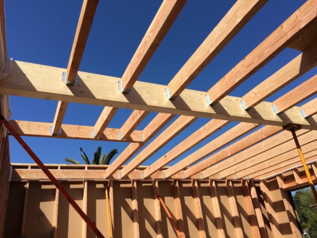 solivage maison ossature bois - scop l'acacia