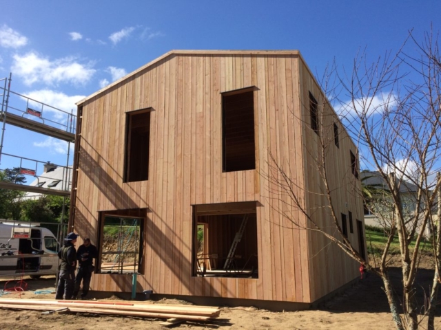 maison ossature bois douglas - scop l'acacia
