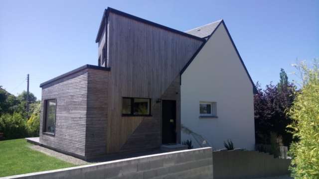 extension ossature bois landerneau -scop l'Acacia