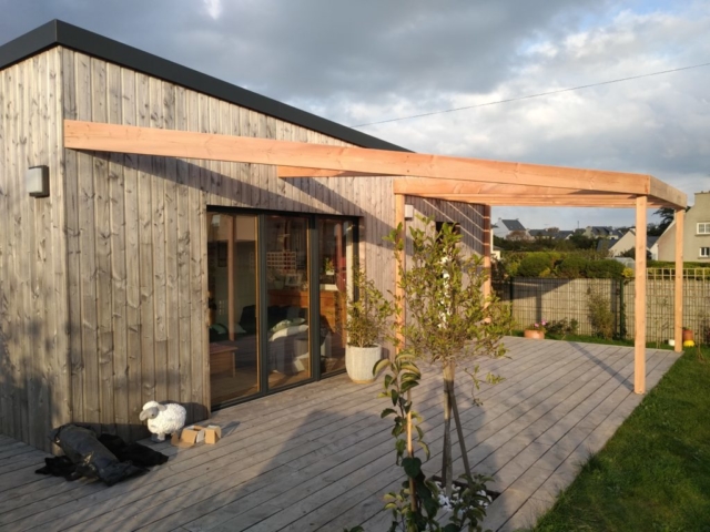 maison ossature bois Lampaul Plouarzel