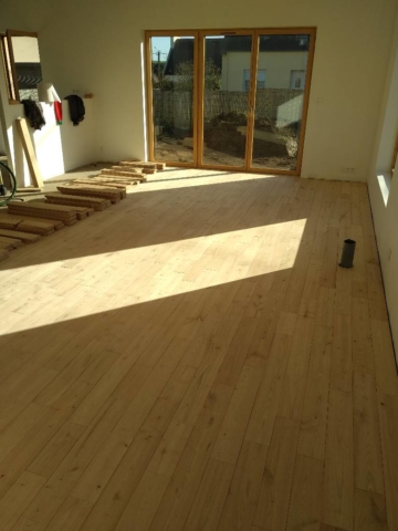 parquet en chataignier - scop l'Acacia