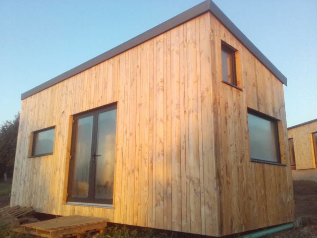 Tiny sans roues - micro maison ossature bois - l'Acacia