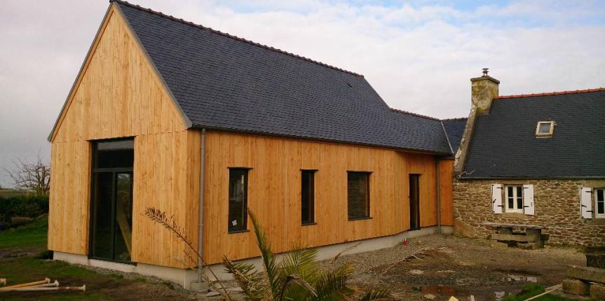 Extension bardage ajouré – Portsall