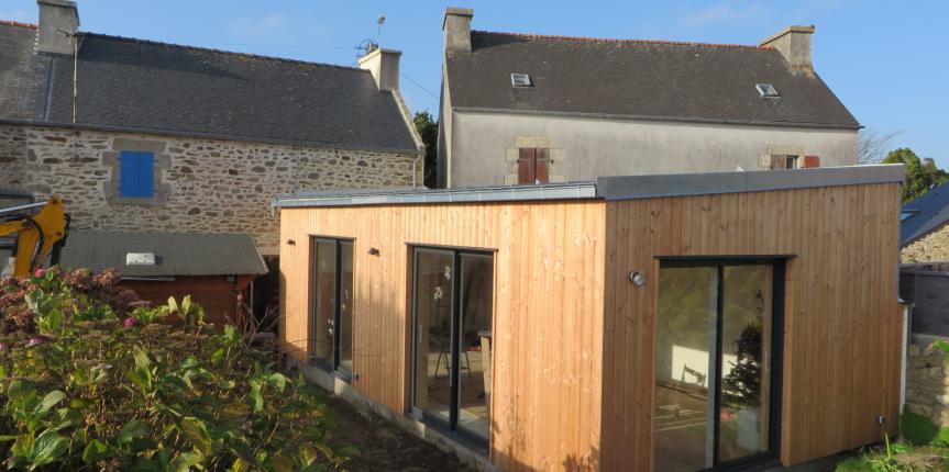Extension bois Finistère Landeda