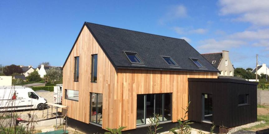 Maison ossature bois douglas Portsall