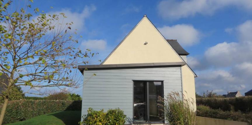 Extension ossature bois Landéda Finistère
