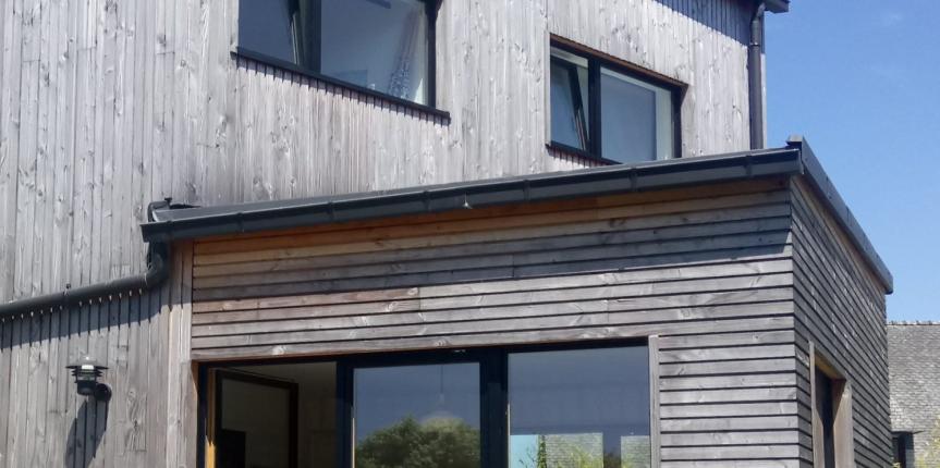 Extension ossature bois Landerneau