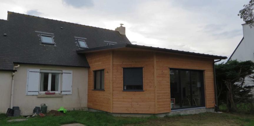 Extension bois Finistere Landeda