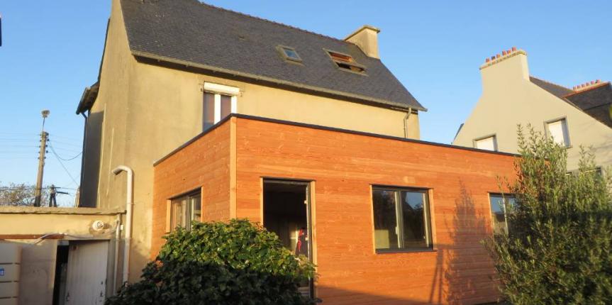 Extension bois Finistère Lannilis