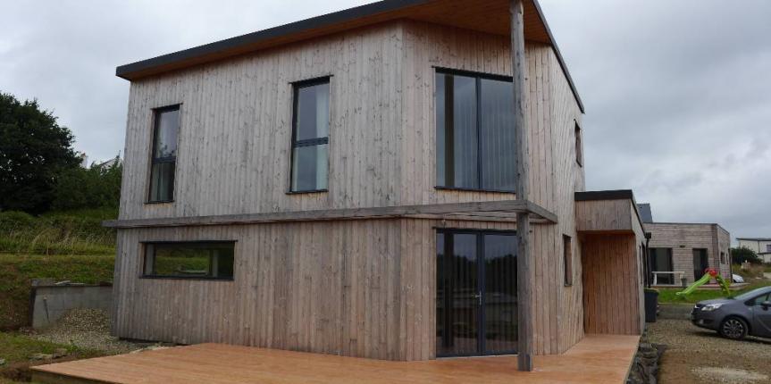 Maison bioclimatique ossature bois