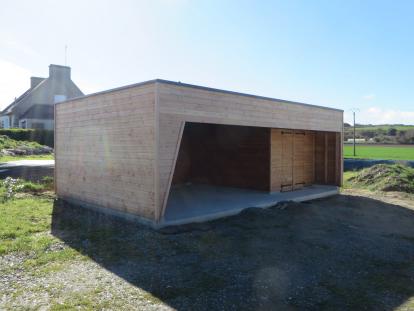 Carport bois Finistère Landéda