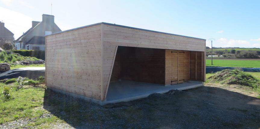 Carport bois Finistère Landéda