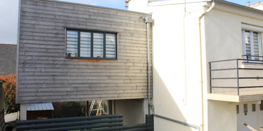 Extension et Terrasse bois sur pilotis – Guipavas