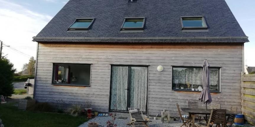 Maison bois Finistère Landunvez