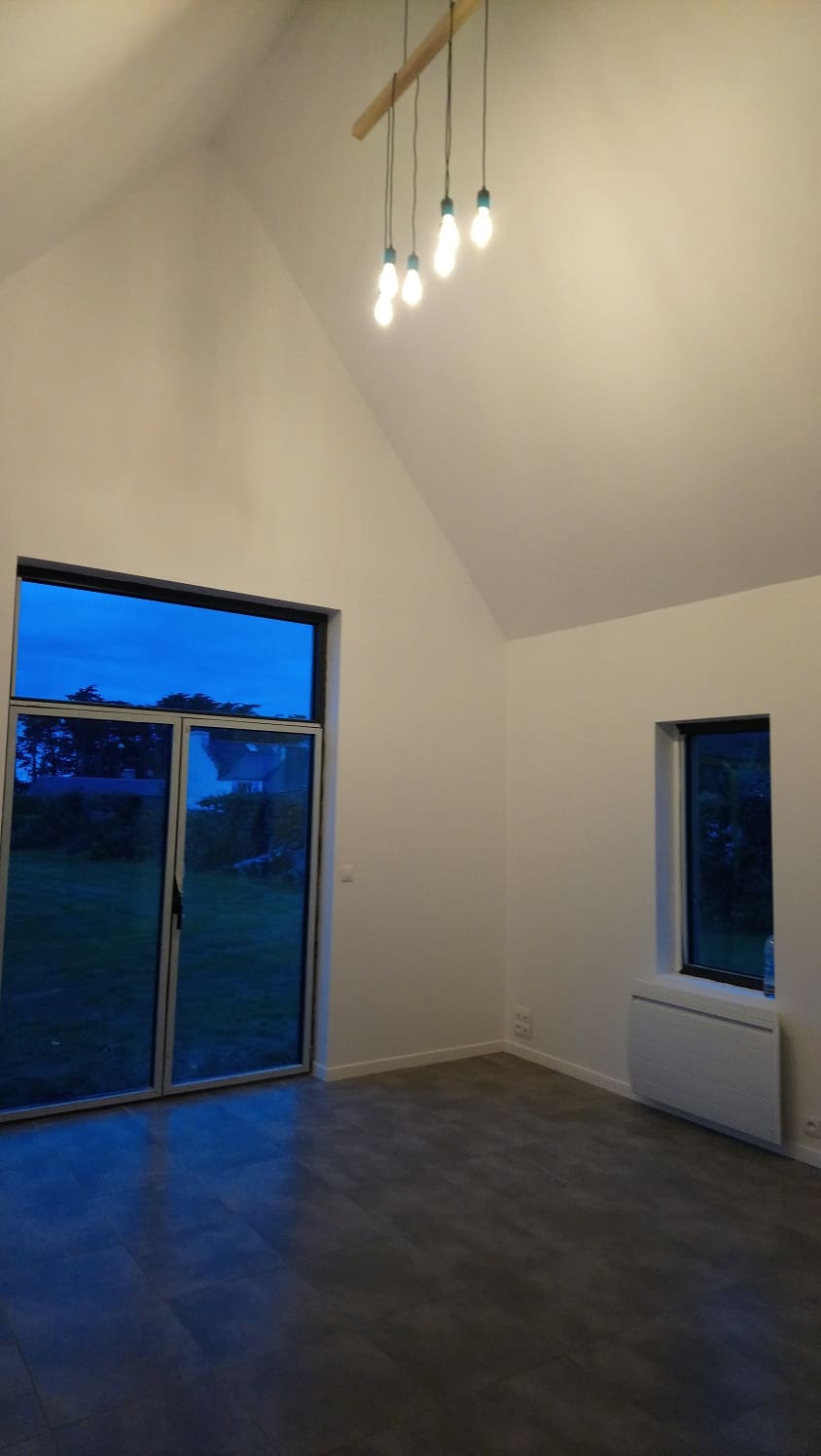 Extension bois à Portsall