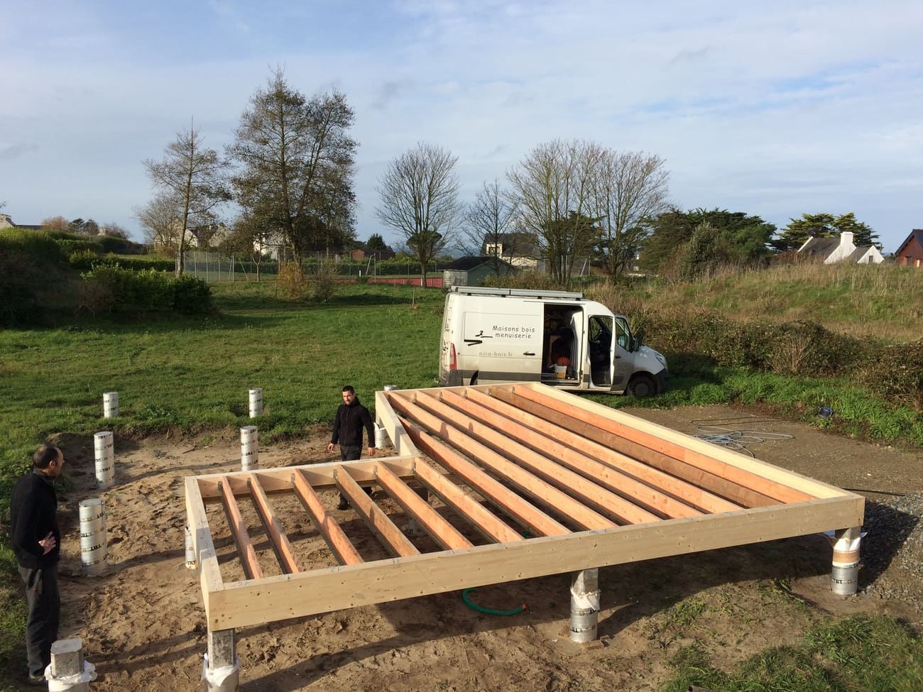 Micro maison ossature bois à St Pabu