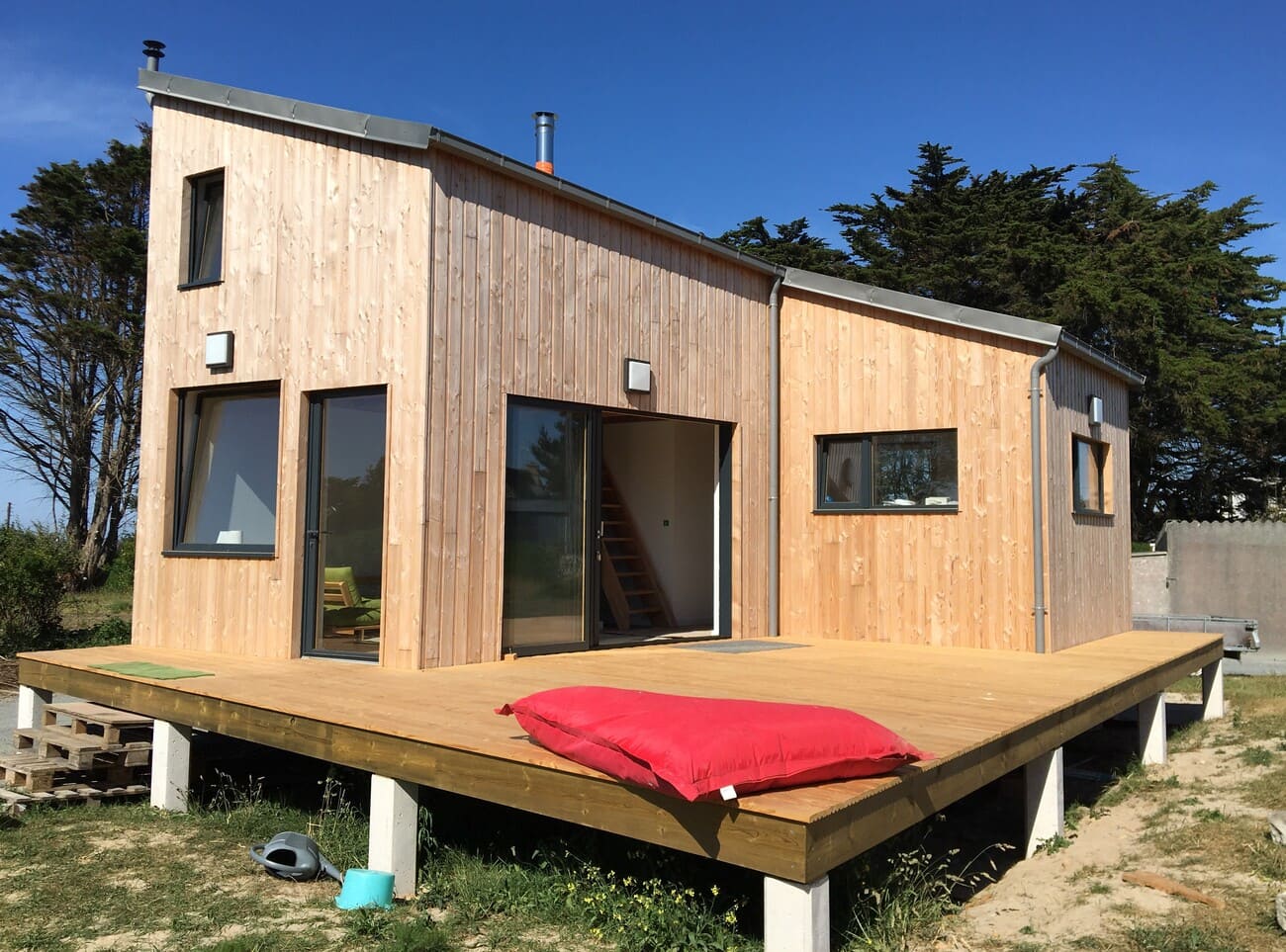 Micro maison ossature bois à St Pabu