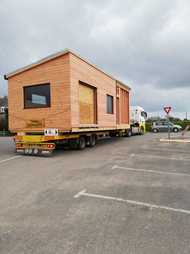 maison bois modulaire à Landéda