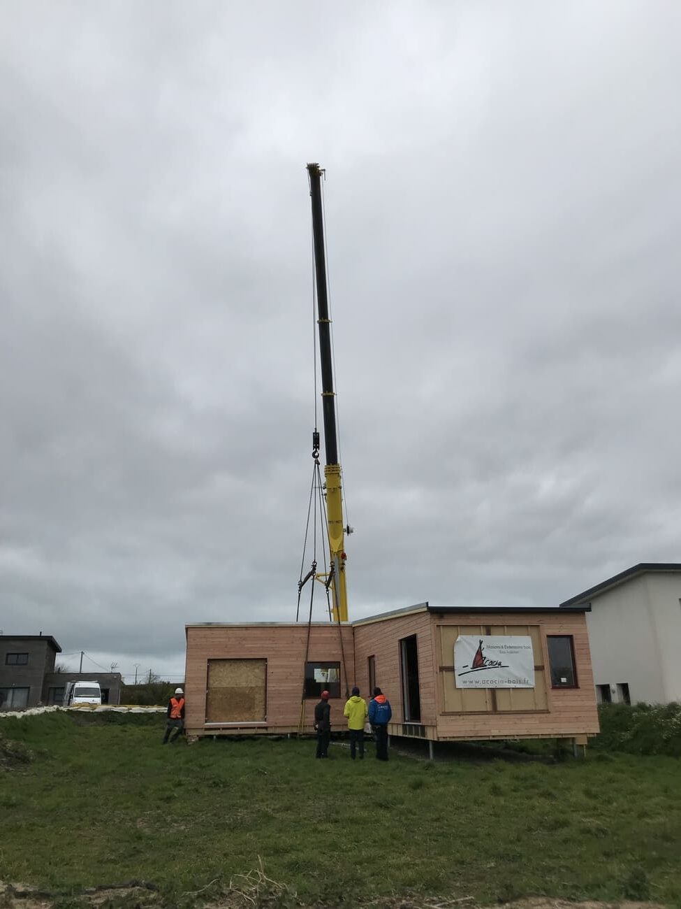 maison bois modulaire à Landéda
