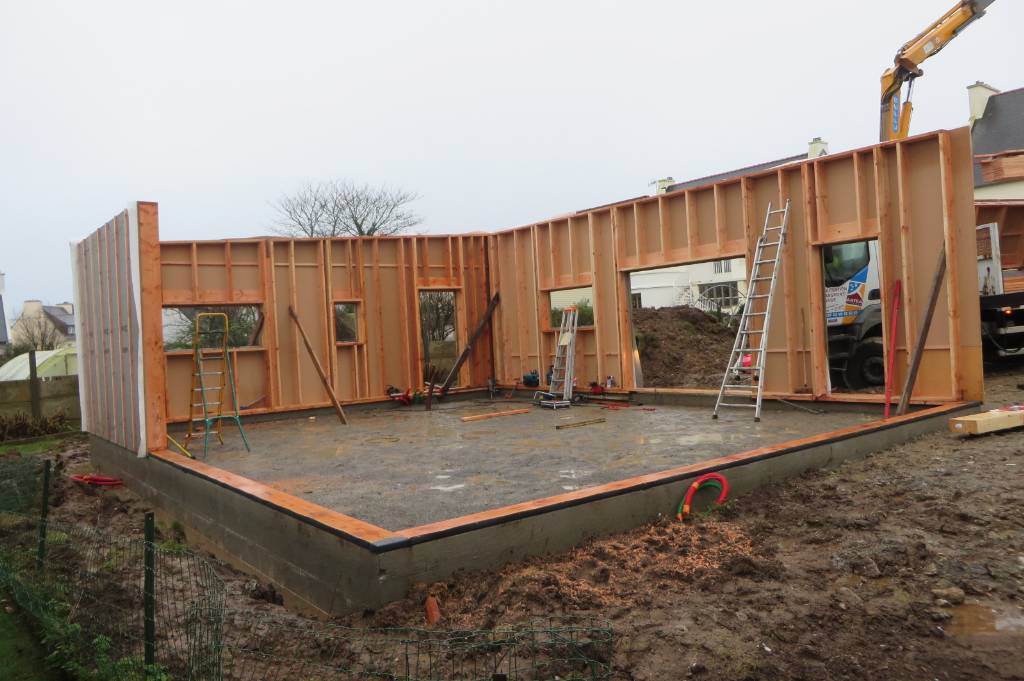 maison ossature bois Plougastel