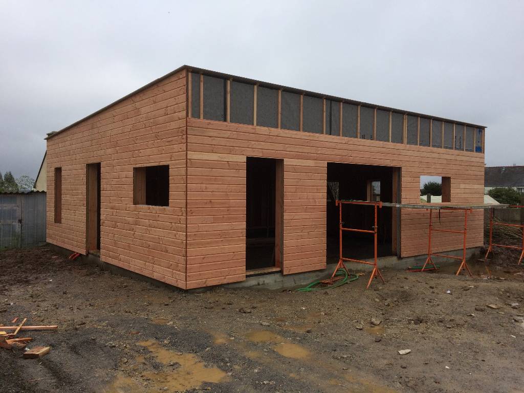 maison ossature bois Plougastel