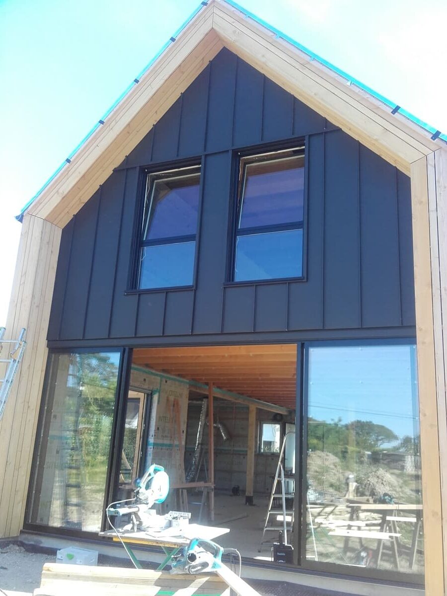 Maison ossature bois contemporaine