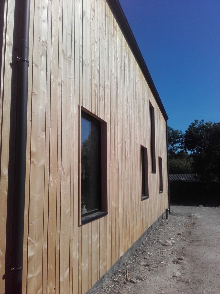 Maison ossature bois contemporaine