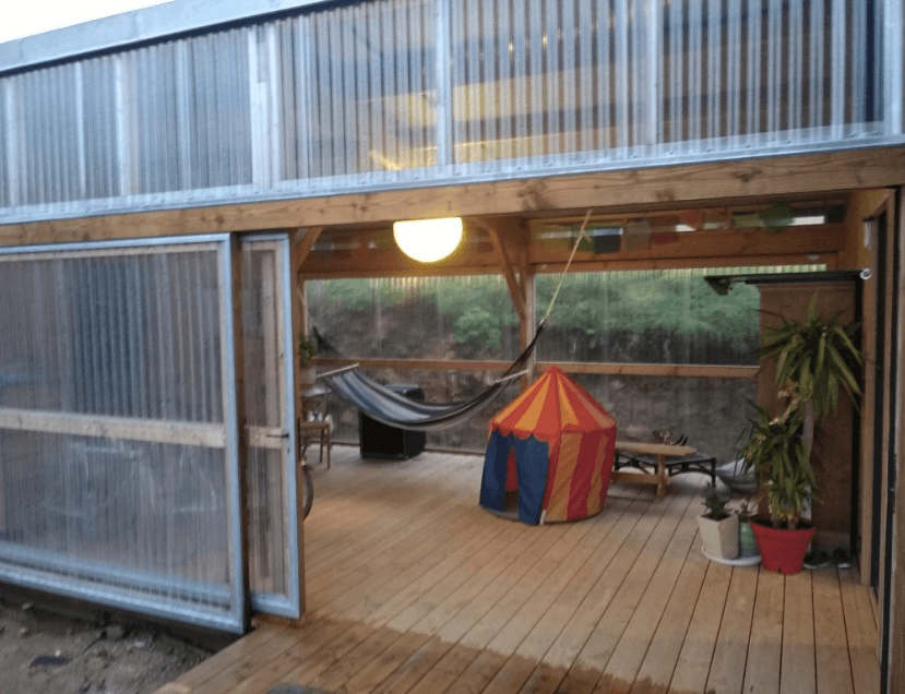 Jardin d’hiver maison ossature bois – Scop L’Acacia