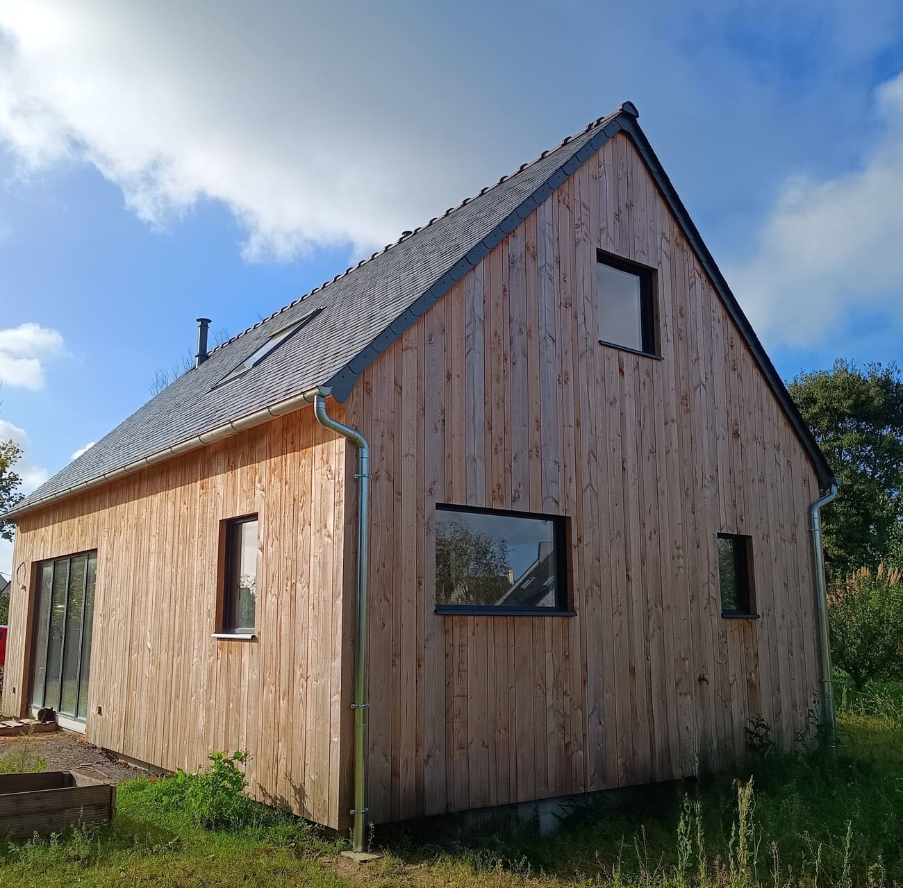 maison ossature bois à St Pabu