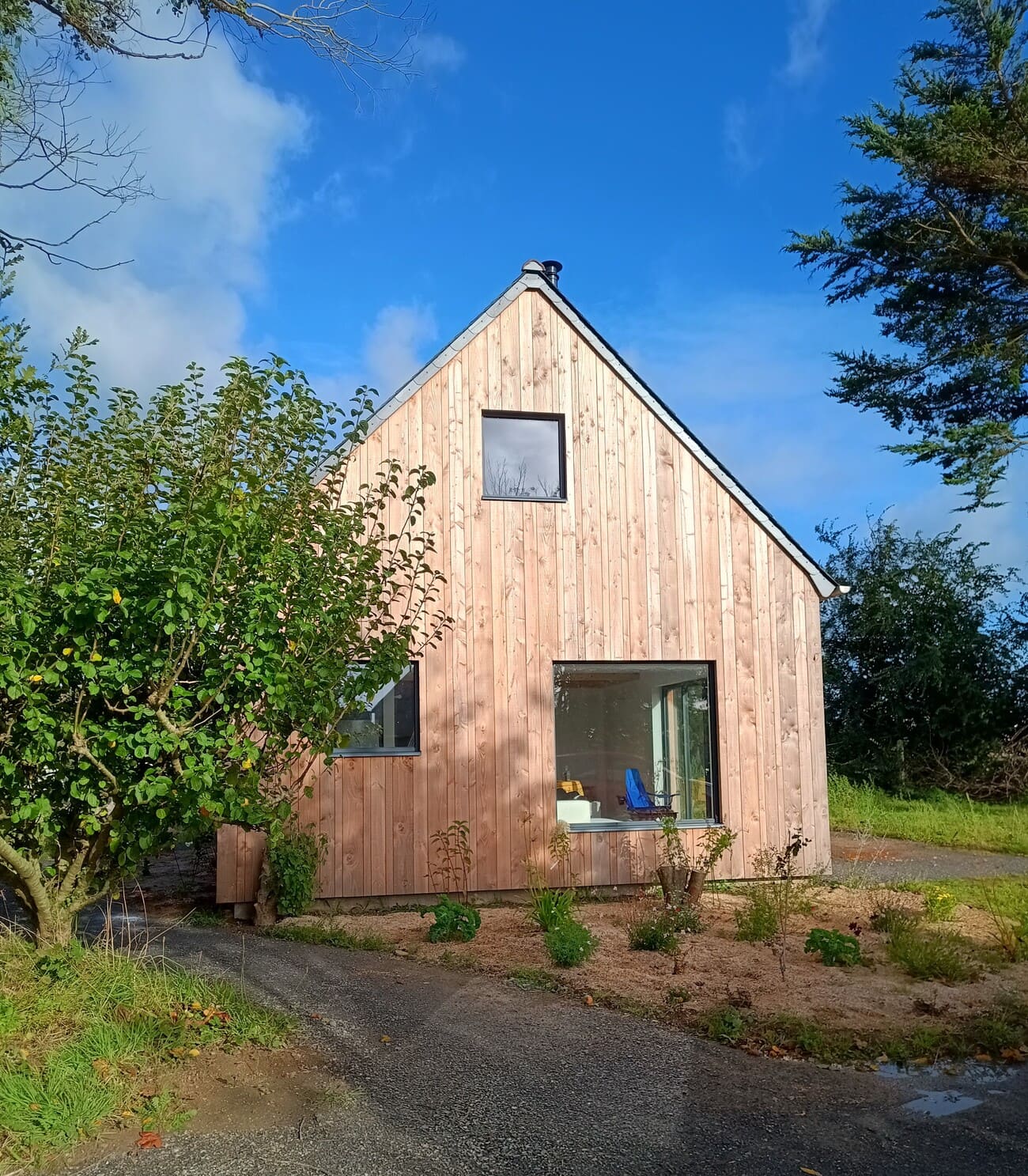 maison ossature bois à St Pabu