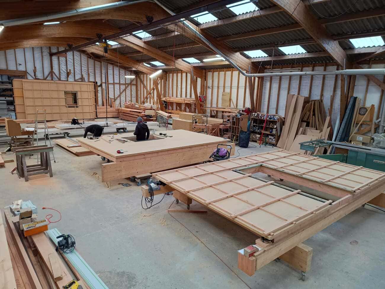 maison ossature bois à St Pabu